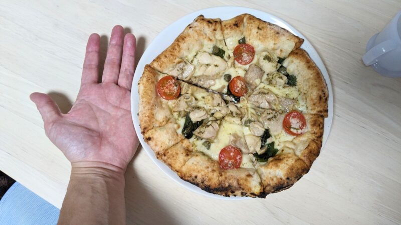 ピザのサイズ感
