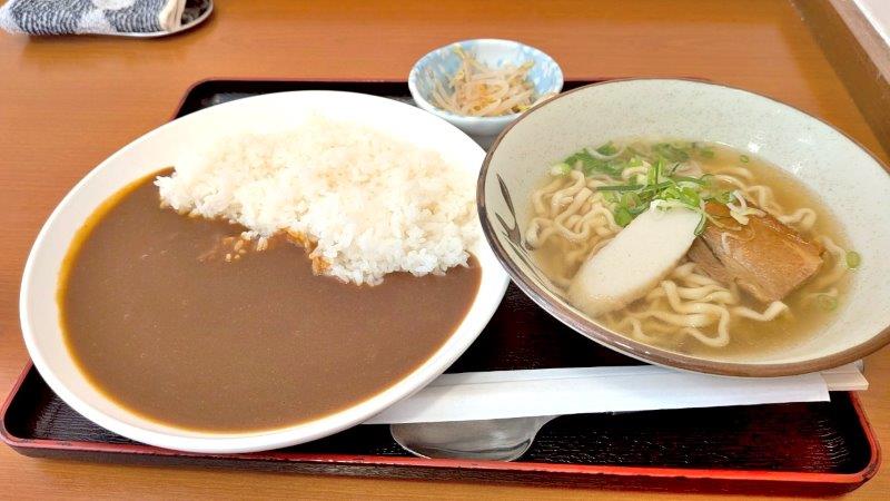 カレーそばセット