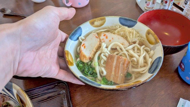 三枚肉そばミニサイズ