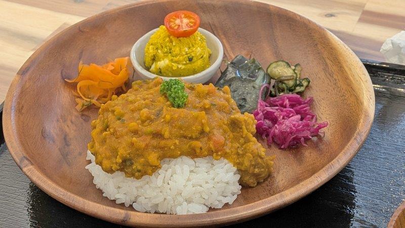 お子様かぼちゃのキーマカレー