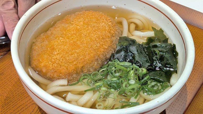 馬肉コロッケうどん