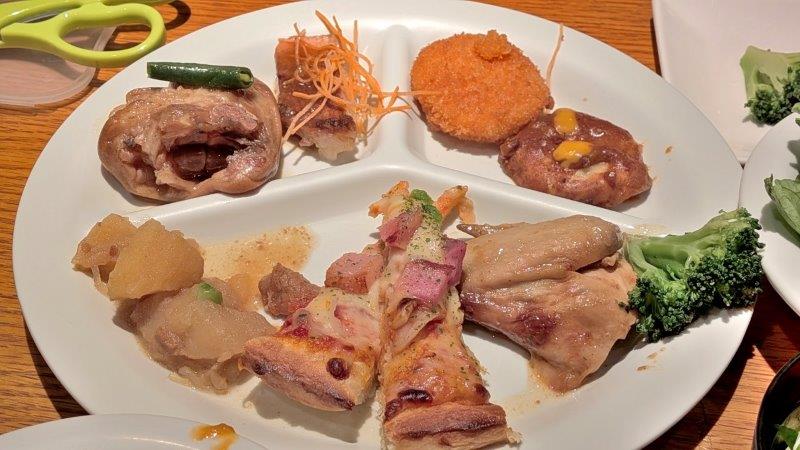 よそった料理