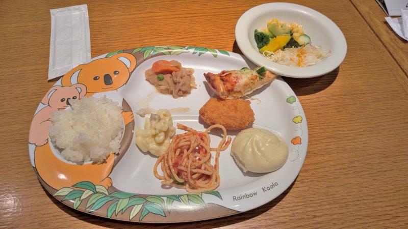 私がよそった子供プレート