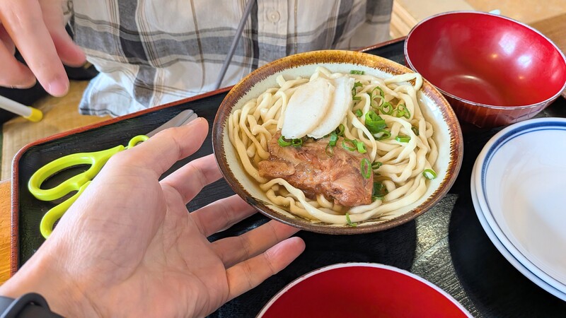 そば（小）サイズ感 