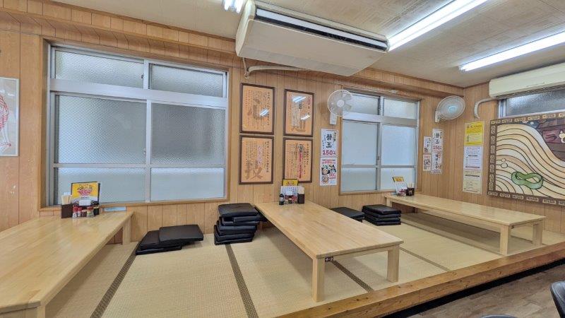 小上がり席