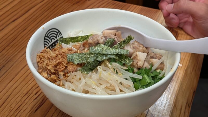 ピリ辛豚骨まぜそば