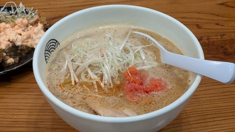 明太豚骨ラーメン