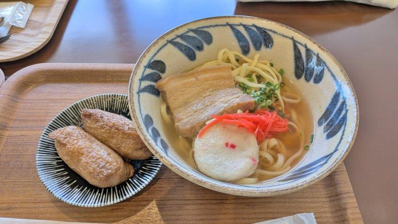 無添加 本格かつおだし香る沖縄そばと黒糖いなりセット