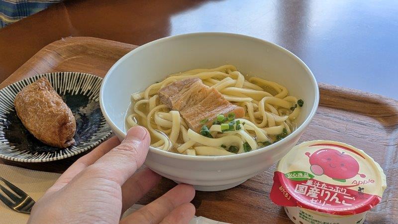 ミニそばのサイズ感
