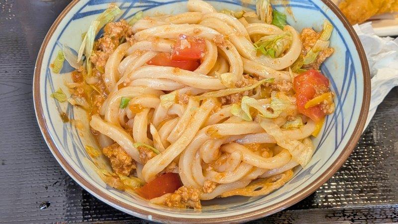 タコライス風まぜうどん