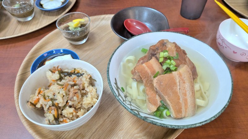 ミックスそばセット大