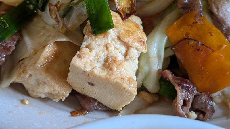 愛ちゃん食堂 豆腐チャンプルーアップ