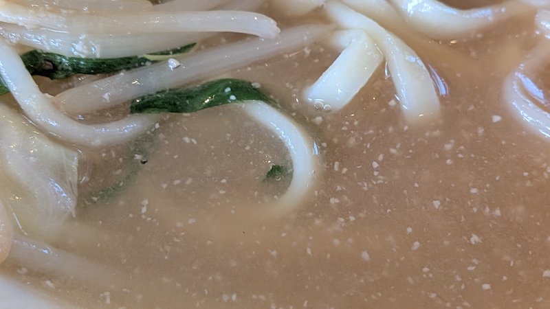 やまびこ 牛そば スープ にんにく